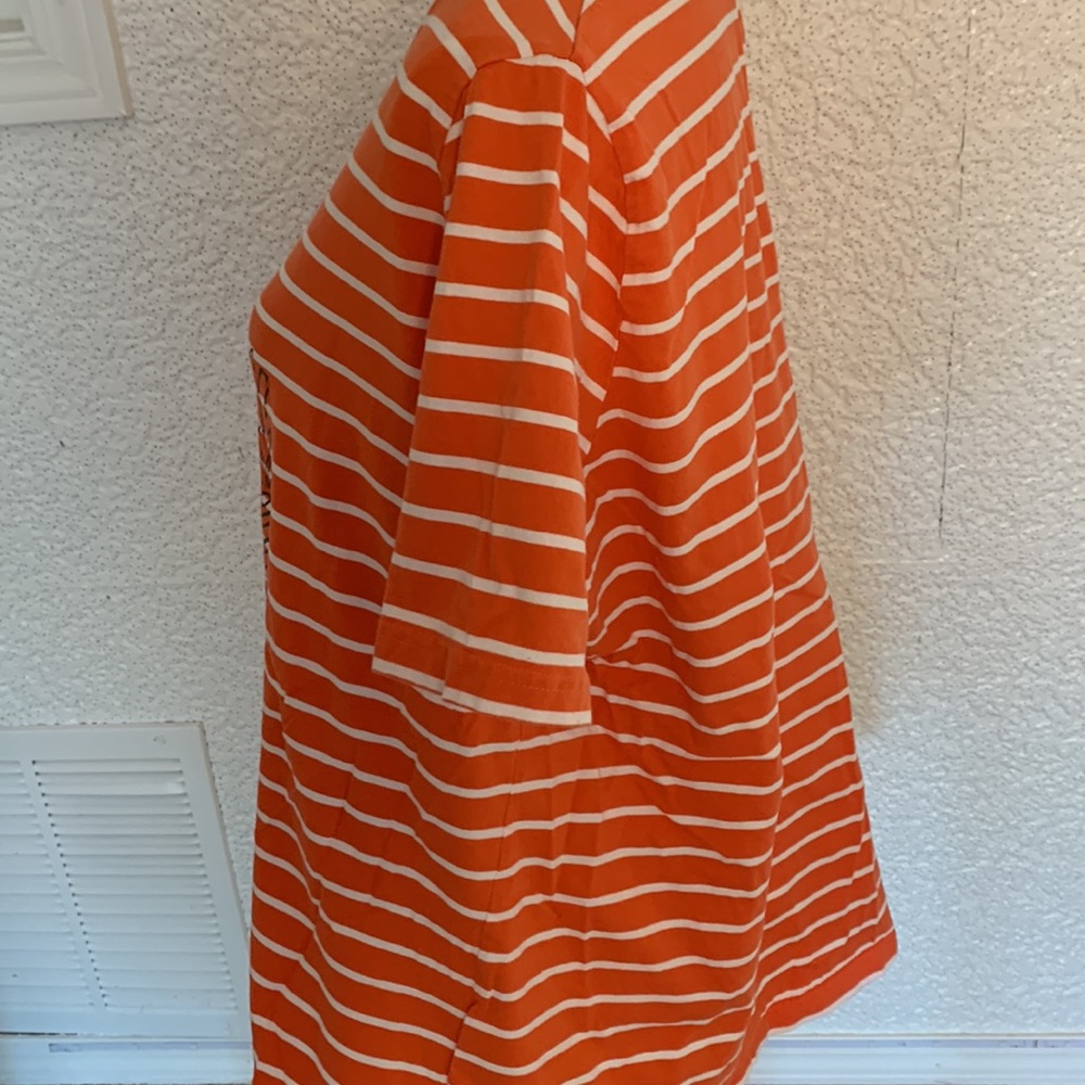 Ulla Popken 20/22 Tee Orange White Stripe - Picture 4 of 7